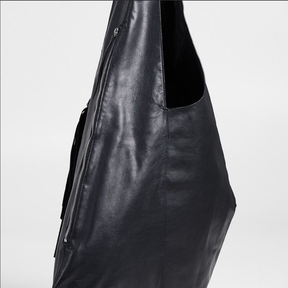 Isabel Marant Eedna Black Leather Hobo Bag - Picture 3 of 9